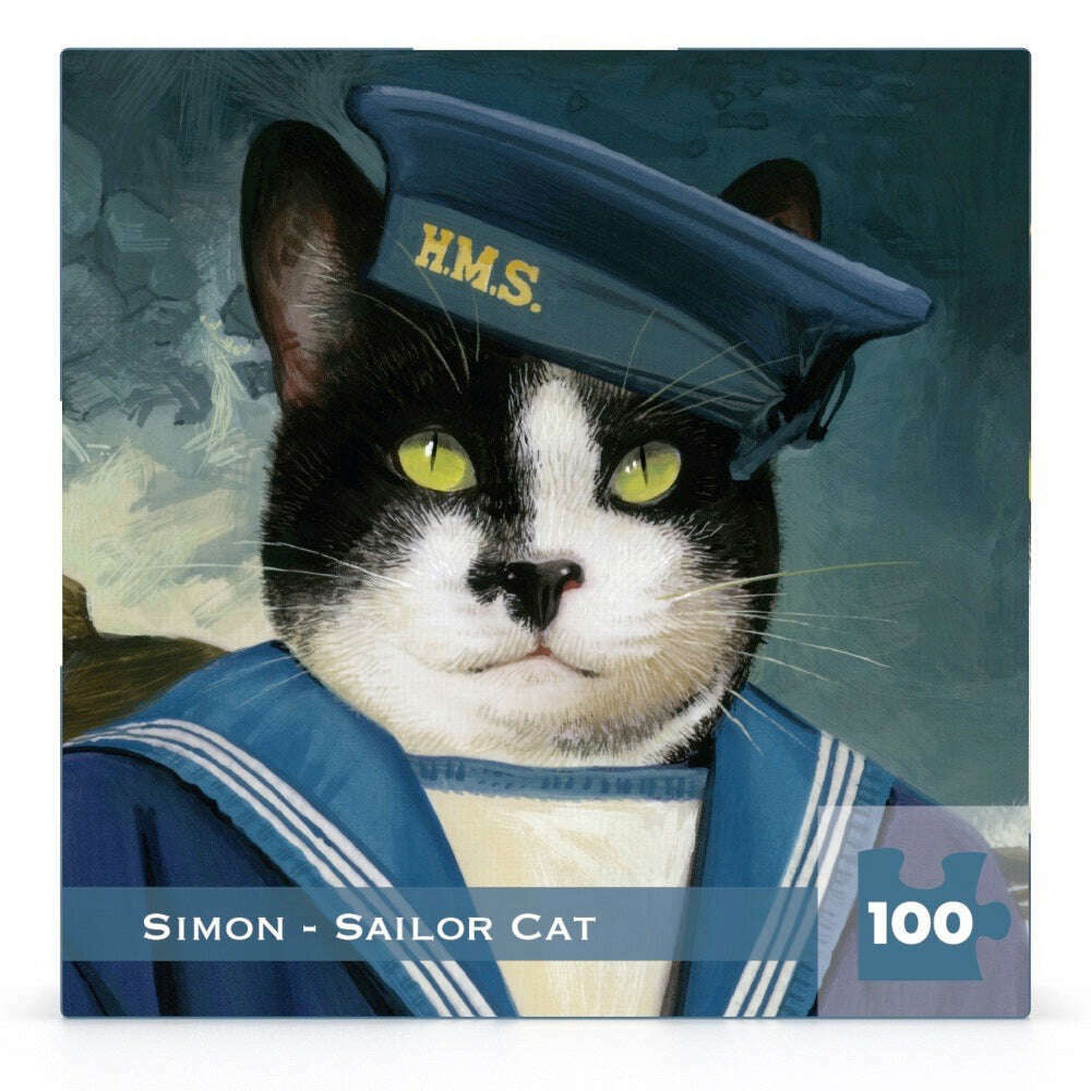 Simon - Sailor Cat Mini Jigsaw Puzzle