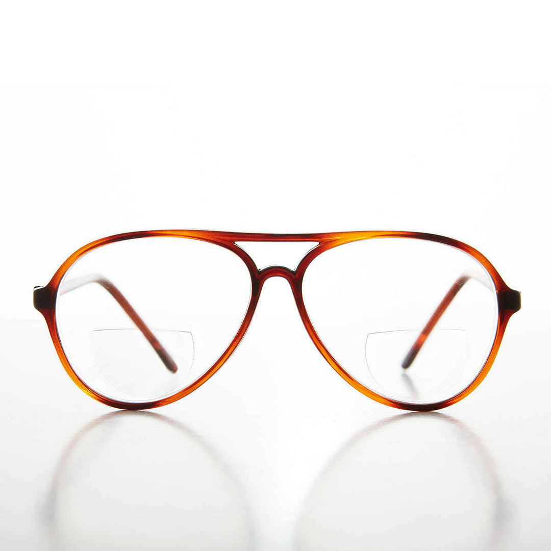 Simple Bifocal Aviator Reading Glasses - Bobbie