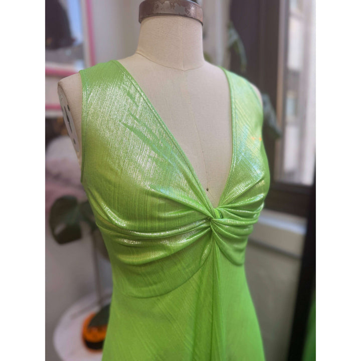 Siren Dress in Slime Queen Green
