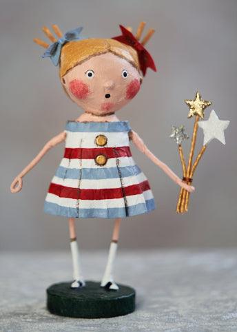 Sissy's Stars Patriotic Figurine by Lori Mitchell - Quirks!