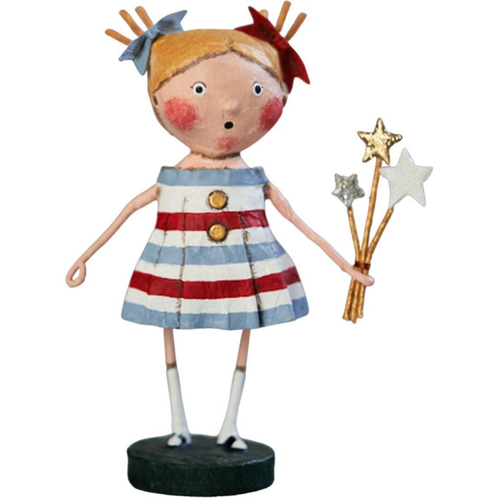 Sissy's Stars Patriotic Figurine by Lori Mitchell - Quirks!