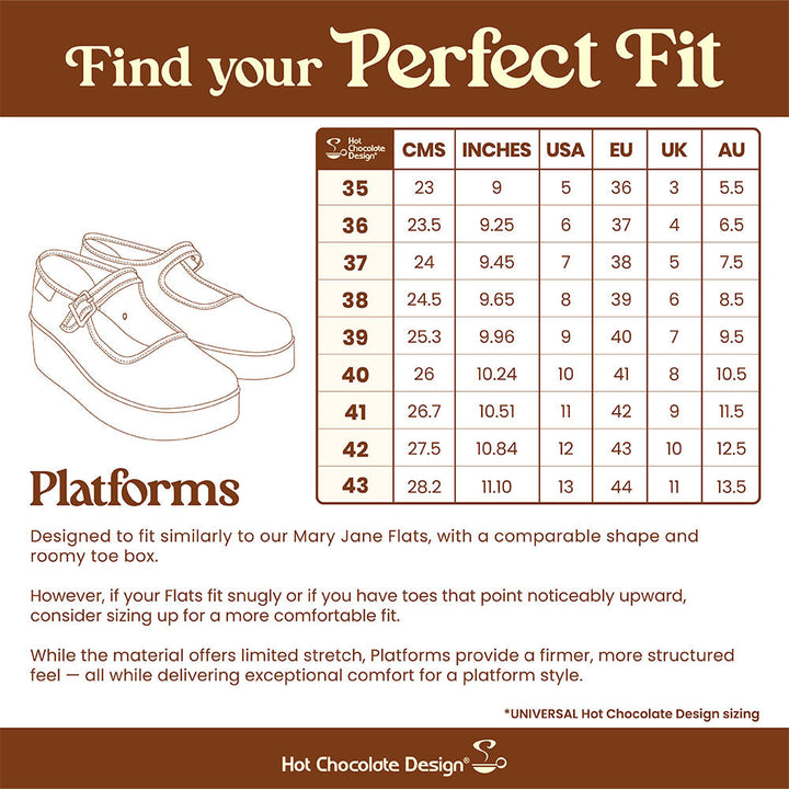 Crochet Women's Mary Jane Platform