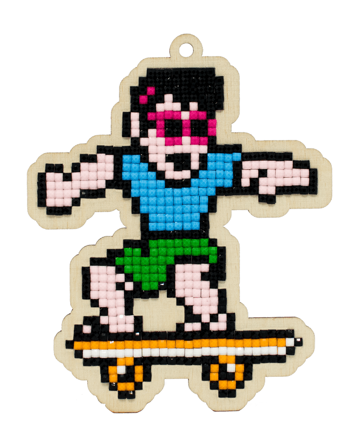 Skater CSw369 Diamond Painting on Plywood Kit