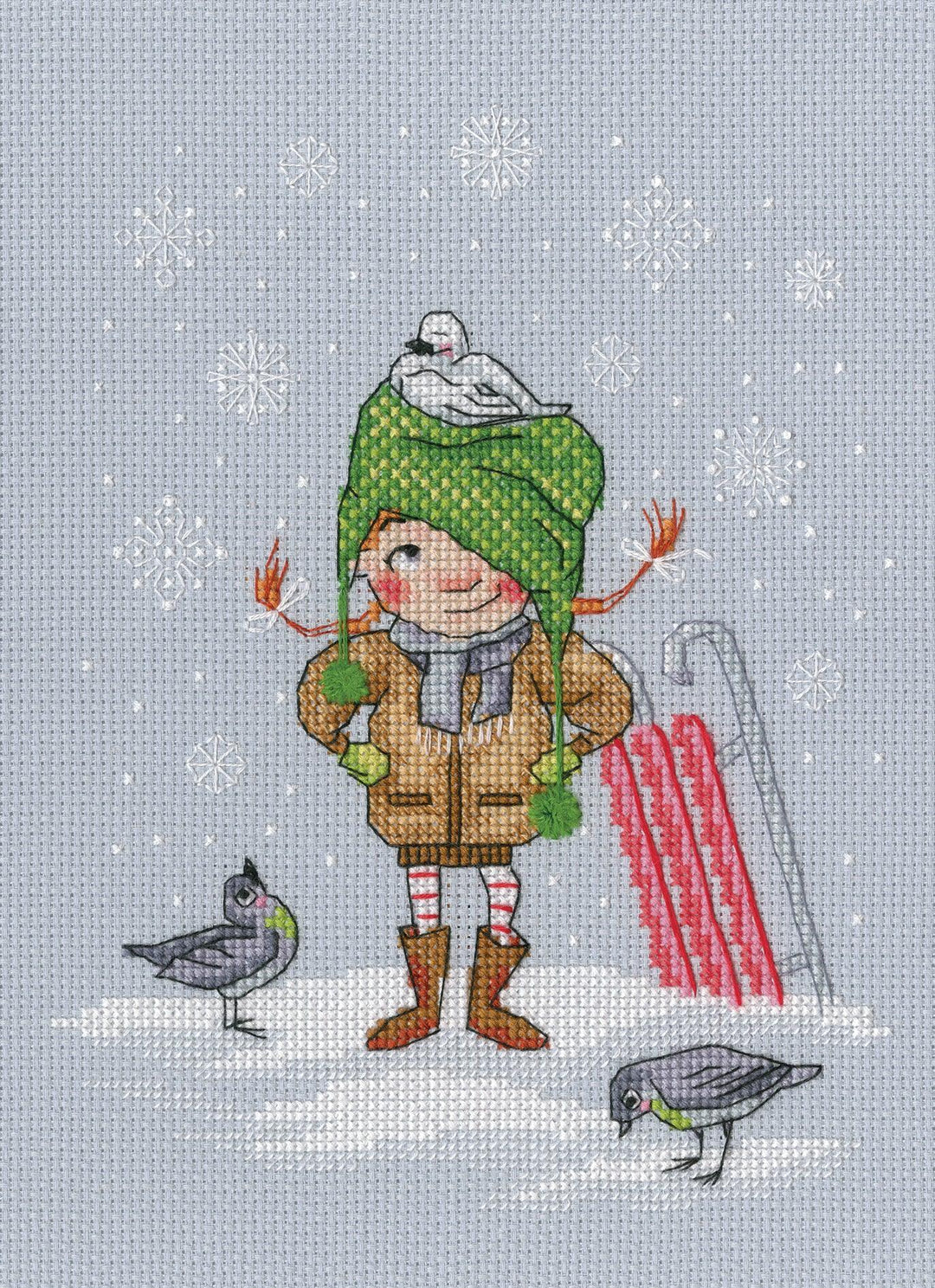 Skating M653 Counted Cross Stitch Kit