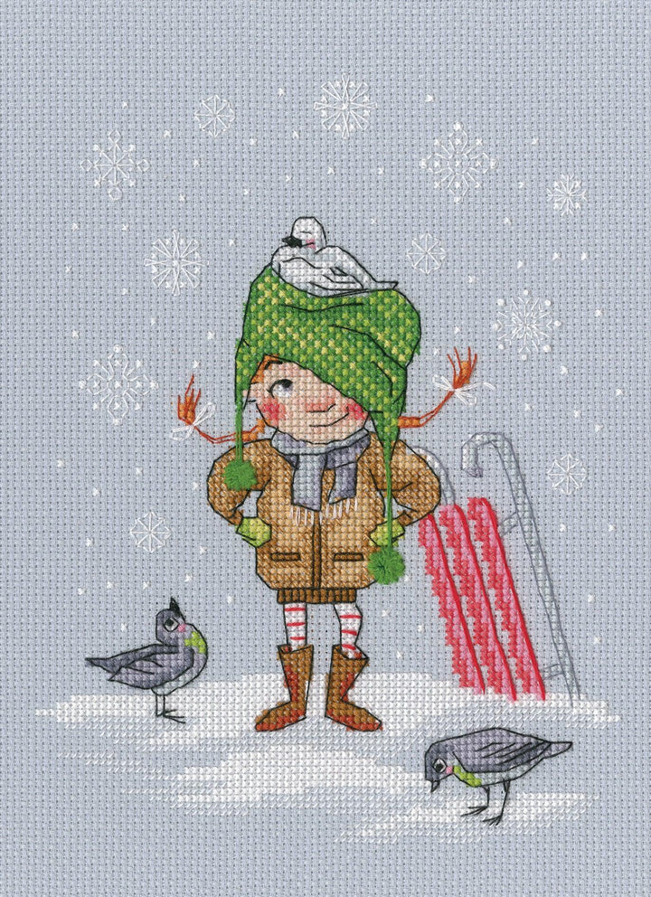 Skating M653 Counted Cross Stitch Kit