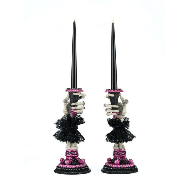 Skeleton Hand Candle Sticks Set of 2 by Katherine's Collection  1