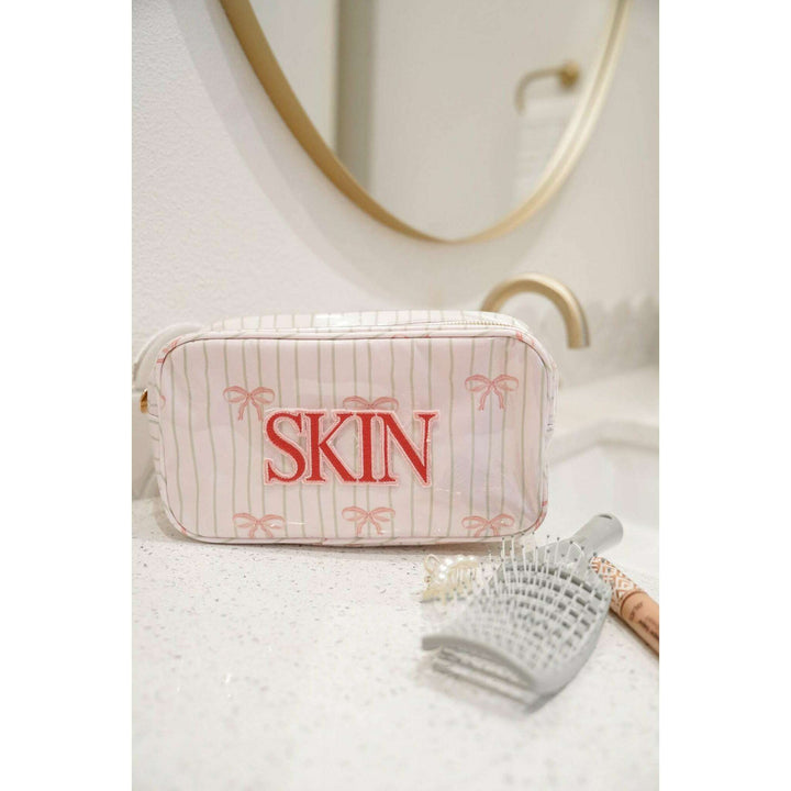 Skin - Pink Ribbons Clear Coat Large Bag