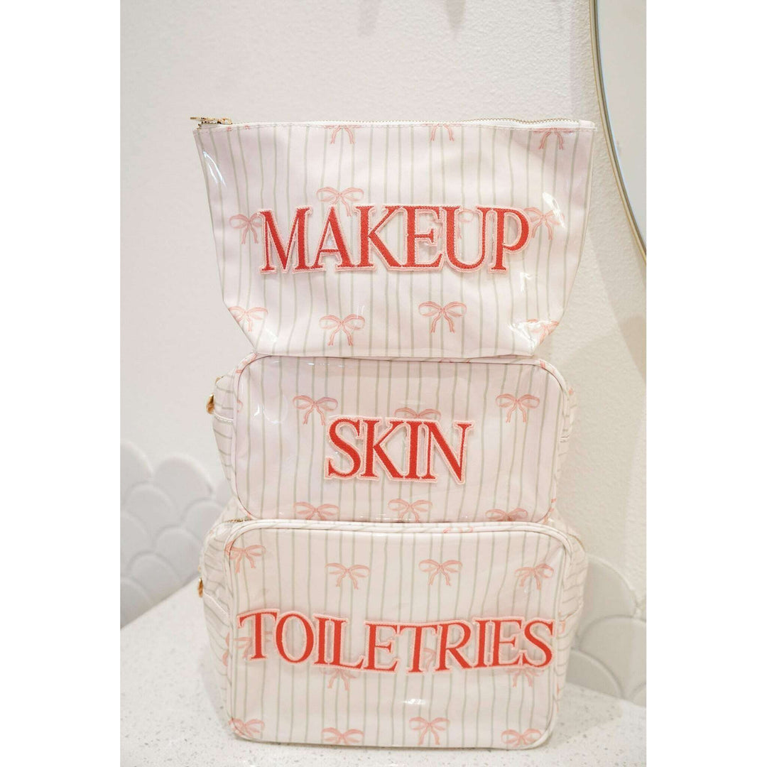 Skin - Pink Ribbons Clear Coat Large Bag