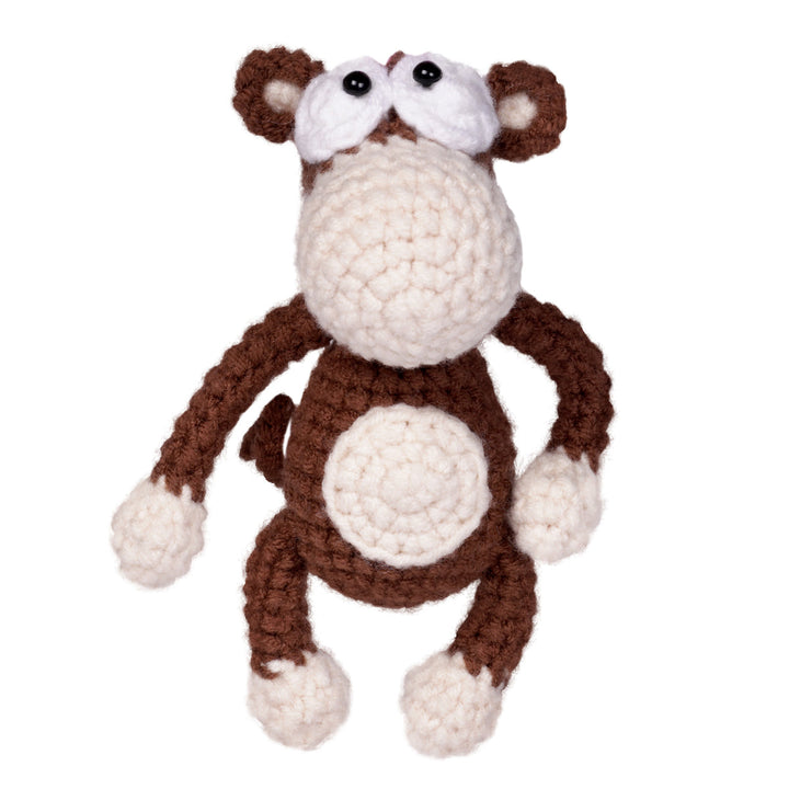 Monkey Amigurumi DIY Crochet Kit Wizardi F07N8-M56