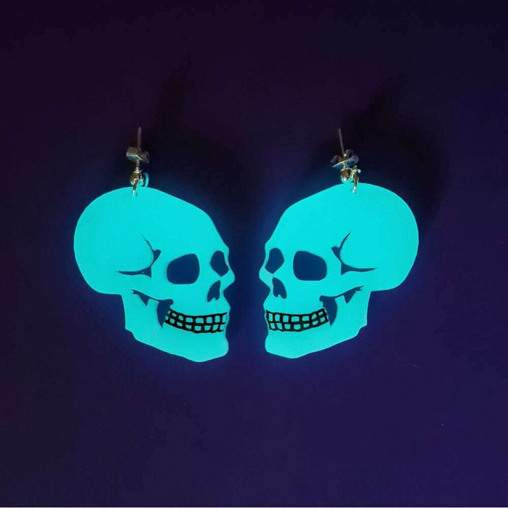 Skull Earrings by Cherryloco Jewellery 1