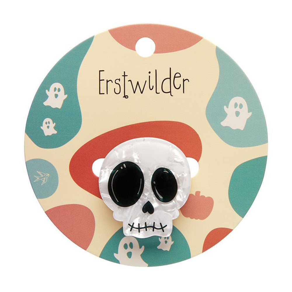 Skull Mini Brooch by Erstwilder image 1