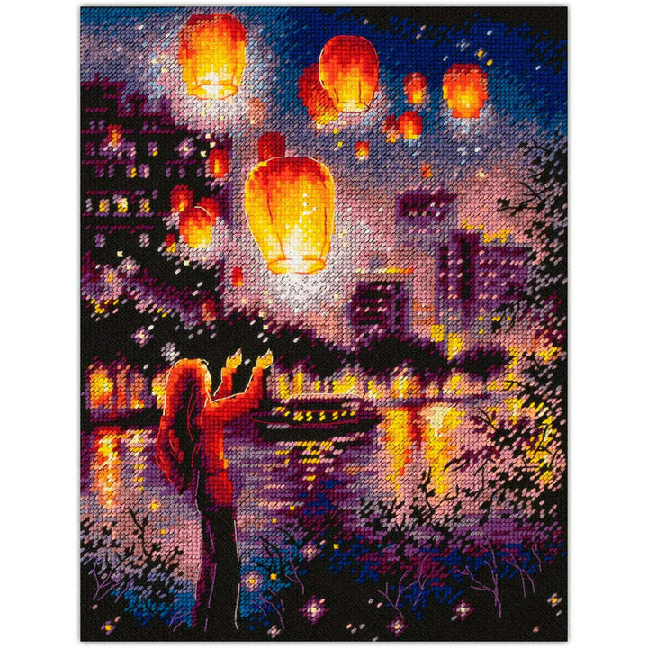 Sky Lanterns 550-761 Counted Cross-Stitch Kit