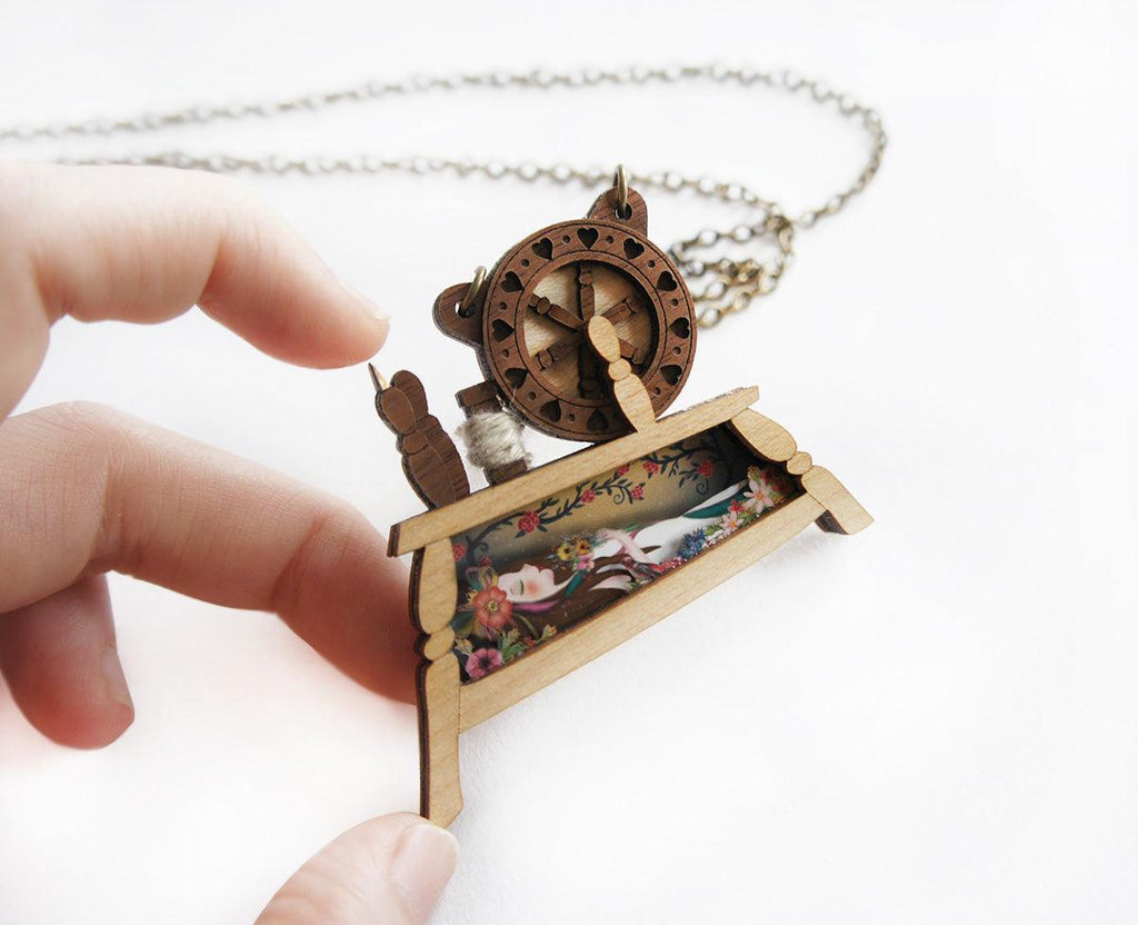 Sleeping Beauty Necklace by Laliblue - Quirks!