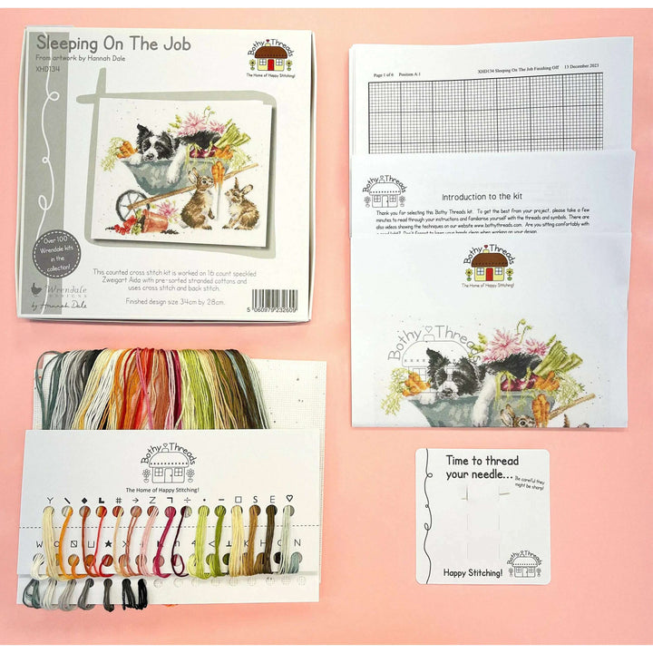 Sleeping On The Job XHD134 Counted Cross Stitch Kit