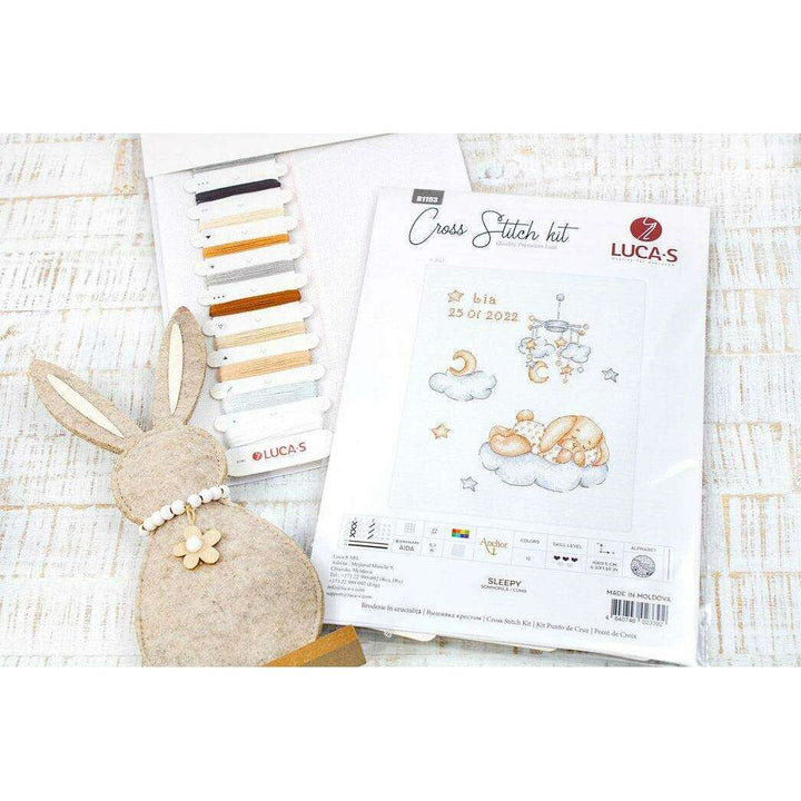 Sleepy B1193L Counted Cross-Stitch Kit