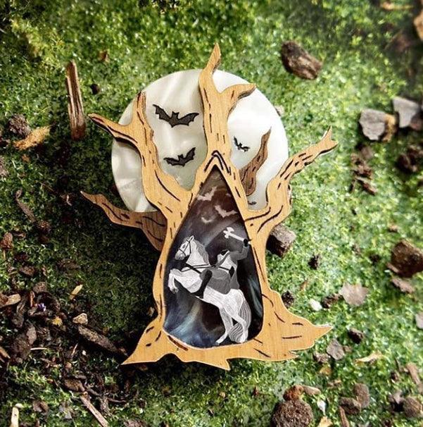 Sleepy Hollow Brooch By LaliBlue - Quirks!