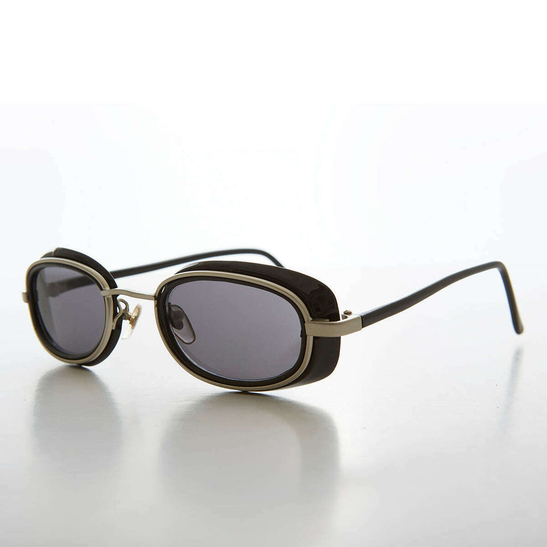 Small Goggle Side Shield 90s Vintage Sunglass - Mythic