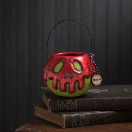 Small Green Apple with Red Poison Bucket by LeeAnn Kress - Quirks!