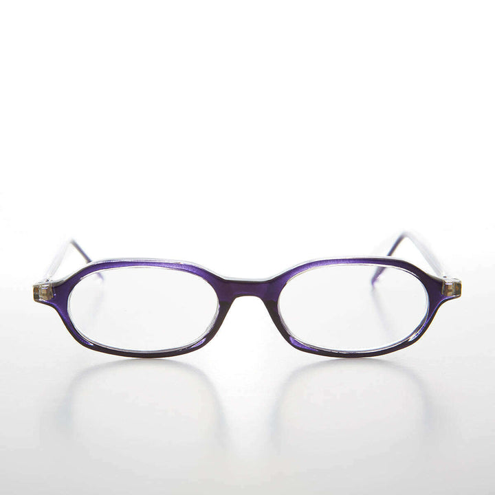 Small Oval Half Frame Reading Glasses - Holly