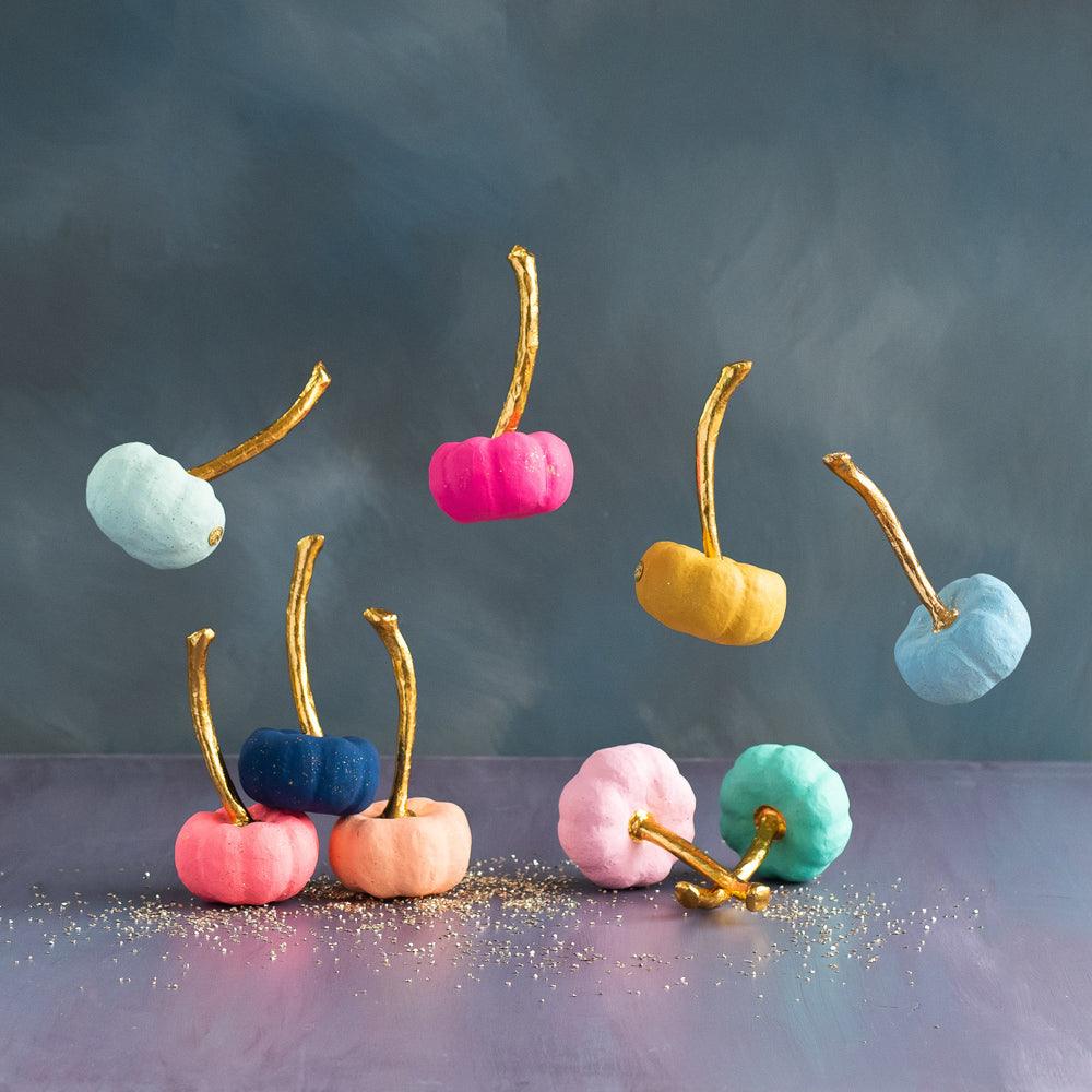 Small Rainbow Pumpkins by GlitterVille - Quirks!