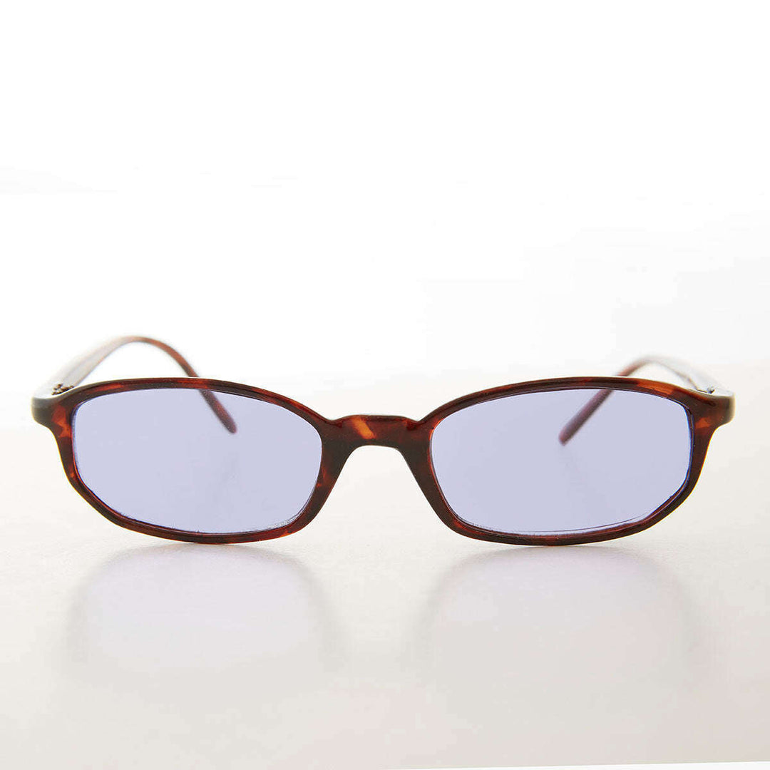 Small Rectangle Tinted Lens Sunglasses - Bard