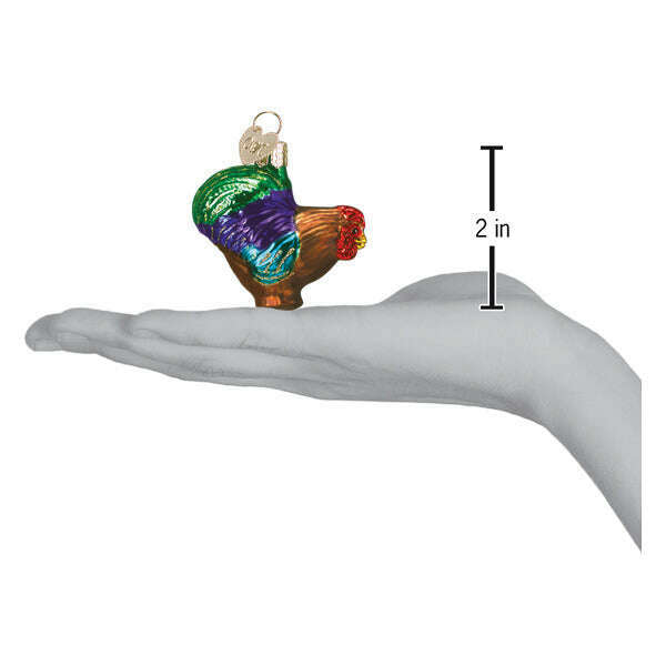 Small Rooster Ornament