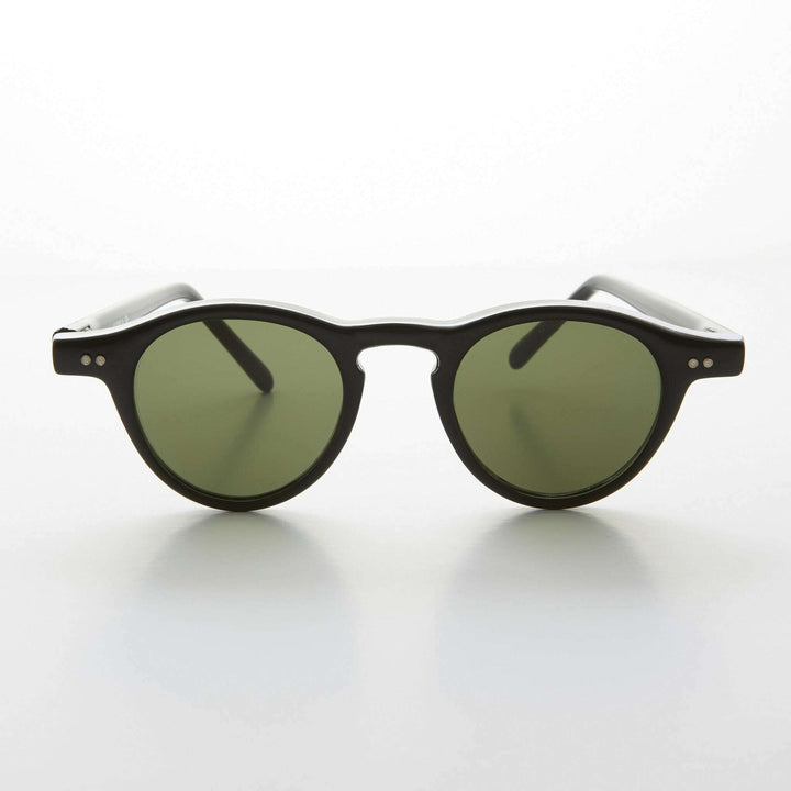 Small Round Dapper Pantos Vintage Sunglass  - Rodgers