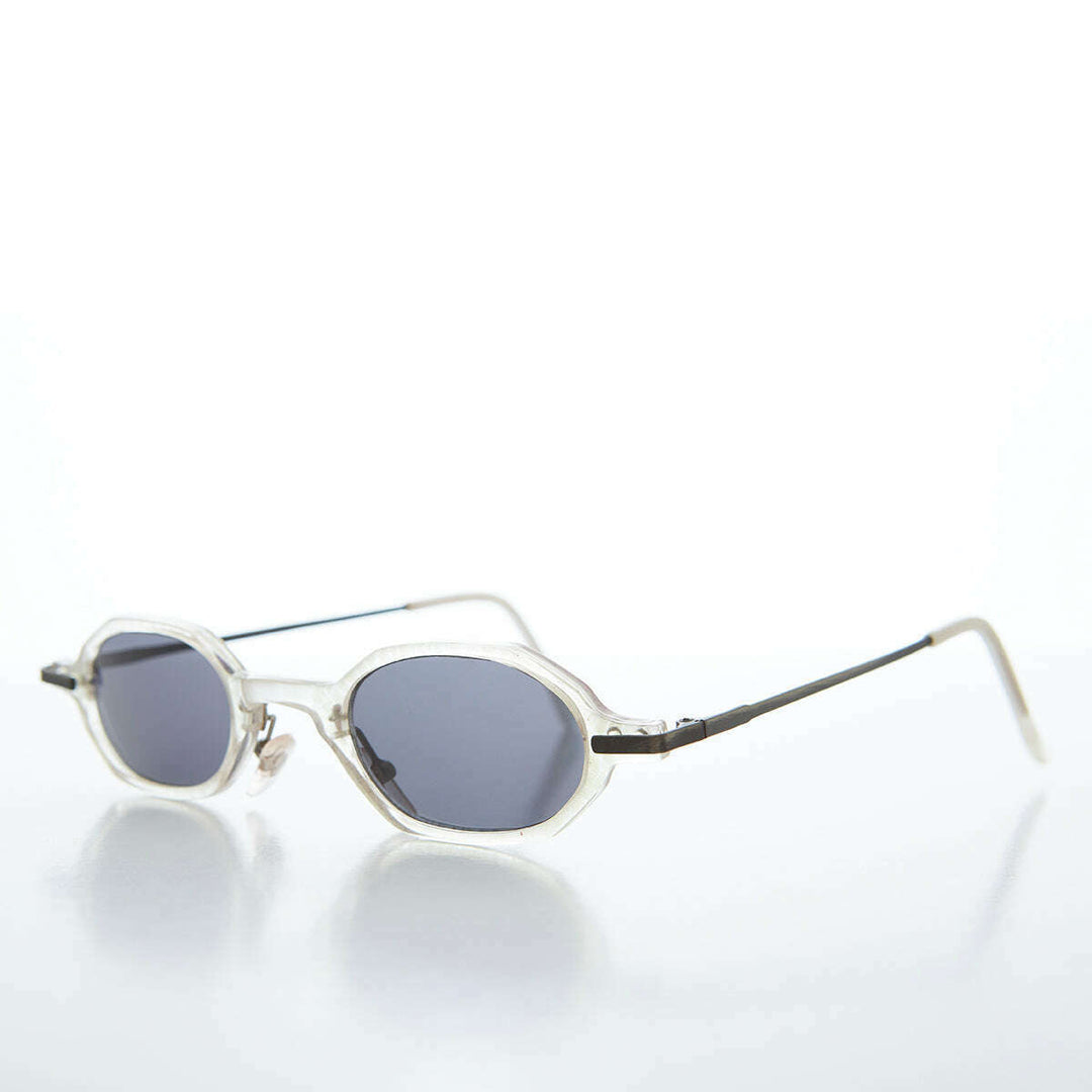 Small Spectacle Vintage Sunglasses - Clay