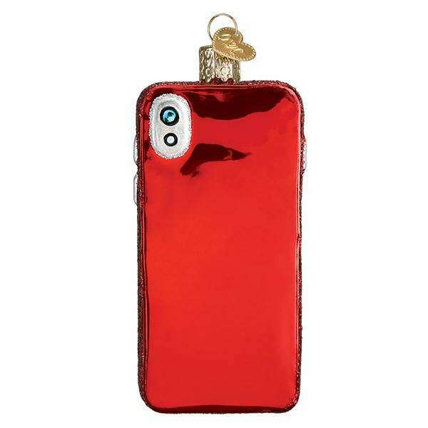 Old World Christmas Smartphone Blown Glass Ornament
