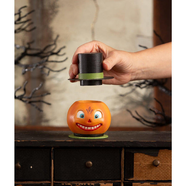 Smiling Pumpkin Container by Bethany Lowe Designs image 1