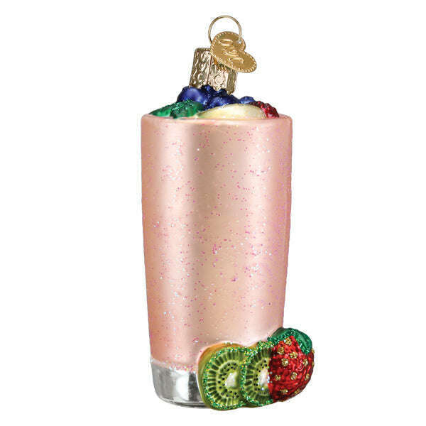 Old World Christmas Smoothie Blown Glass Ornament