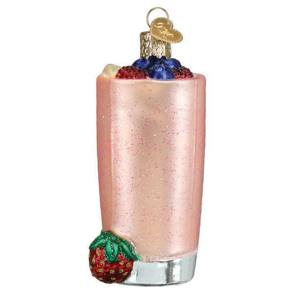 Old World Christmas Smoothie Blown Glass Ornament