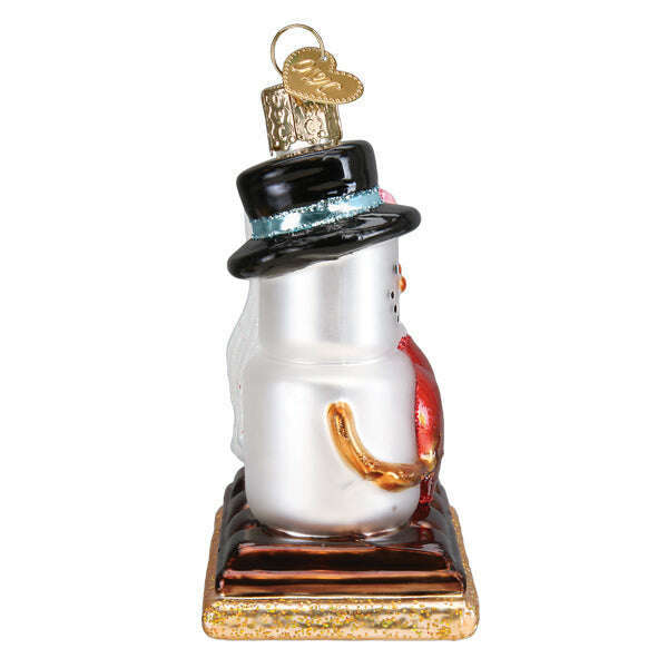 Old World Christmas S'mores in Love Blown Glass Ornament