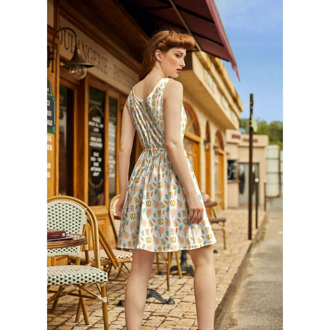 Snacks Shorter Length Fit & Flare Dress