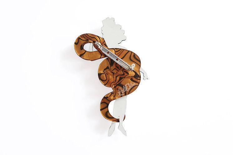 Snake Charmer Halloween Brooch by Laliblue - Quirks!