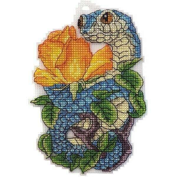 Snake Counted cross stitch kit 8089A