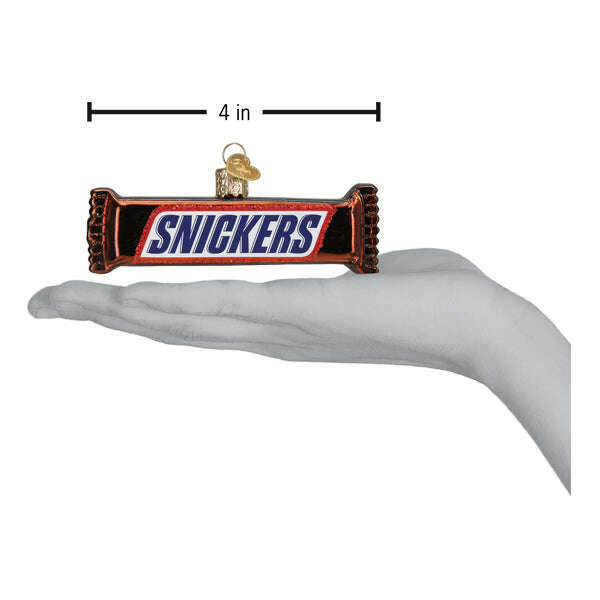 Old World Christmas SNICKERS Blown Glass Ornament