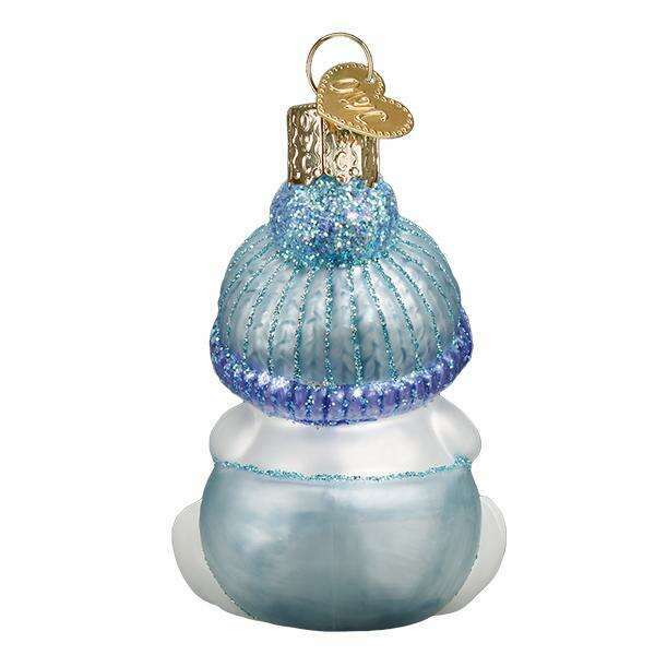 Snow Baby Boy Ornament