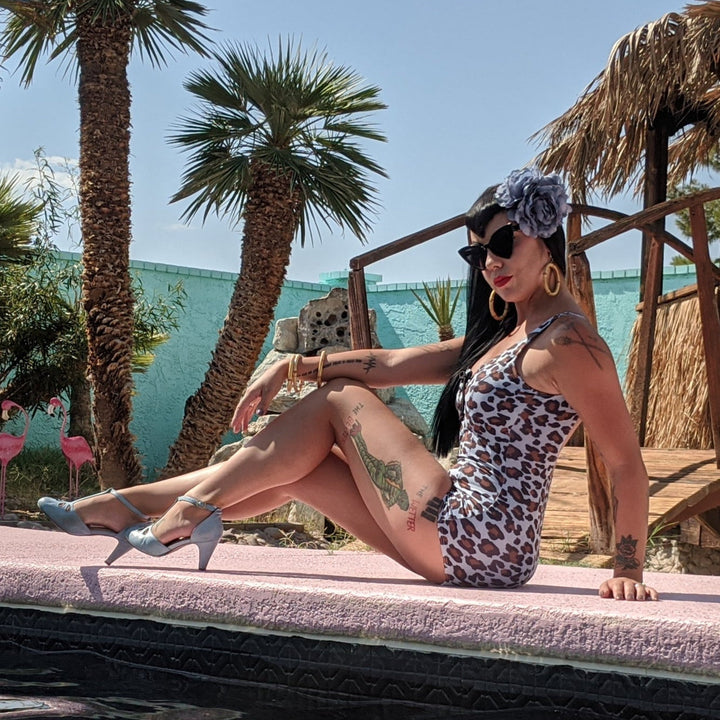 Snow Leopard One Piece Swimsuit