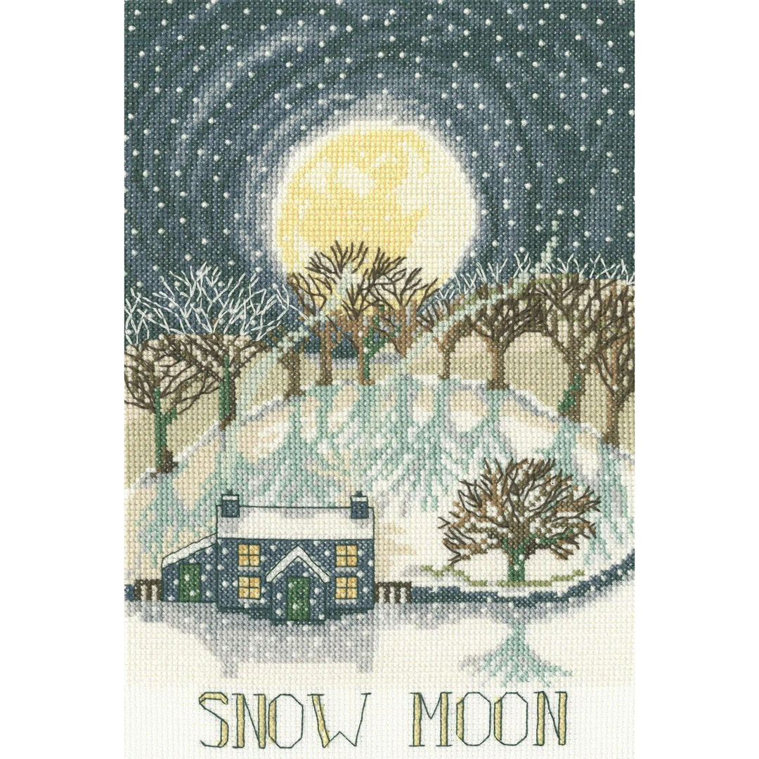 Snow Moon XDD4 Counted Cross Stitch Kit