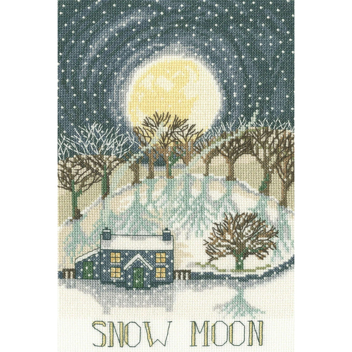 Snow Moon XDD4 Counted Cross Stitch Kit