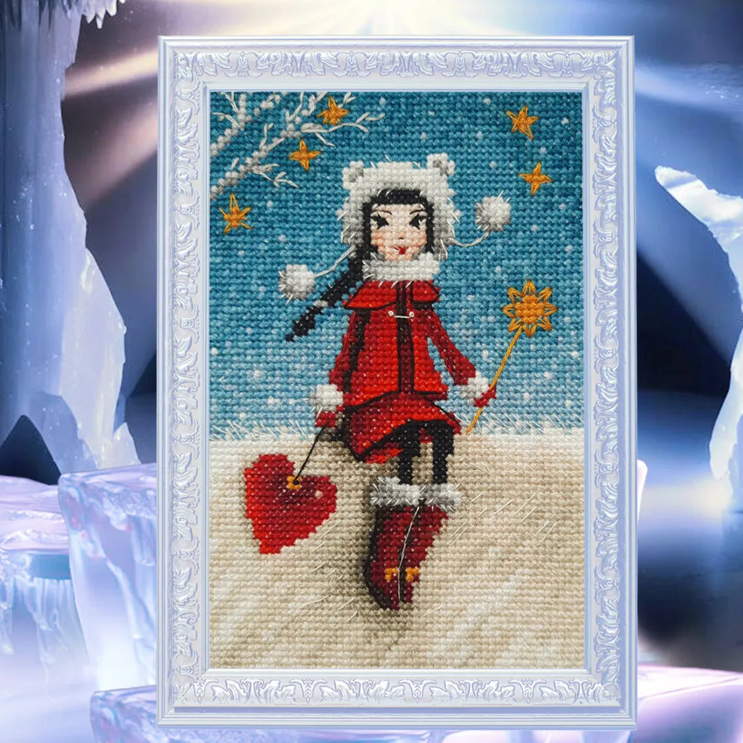 Snow tenderness C378 Counted Cross Stitch Kit
