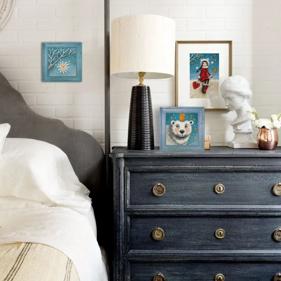 Snow tenderness C378 Counted Cross Stitch Kit