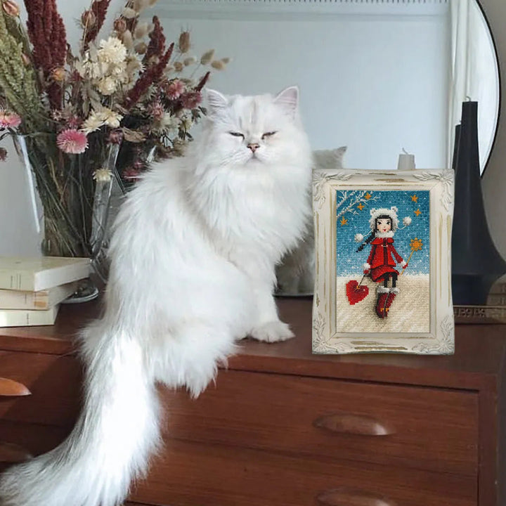 Snow tenderness C378 Counted Cross Stitch Kit