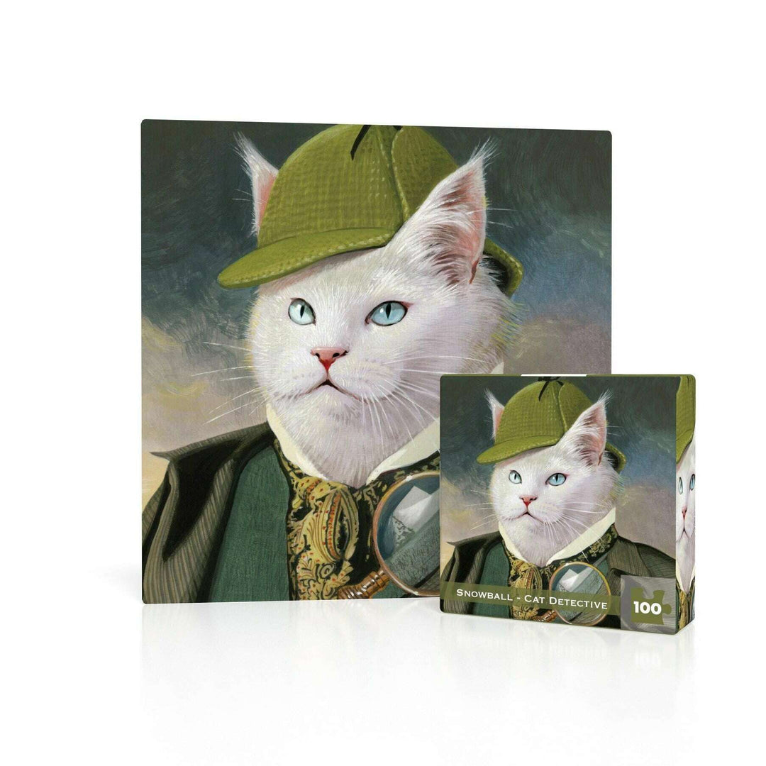 Snowball - Cat Detective Mini Jigsaw Puzzle