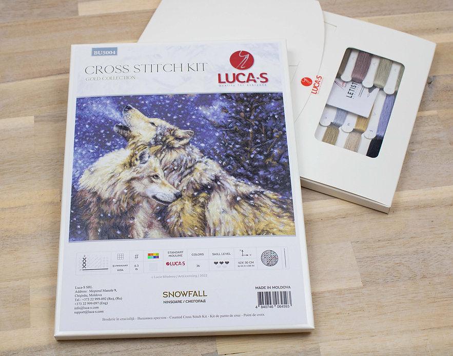 Snowfall BU5004L Counted Cross-Stitch Kit