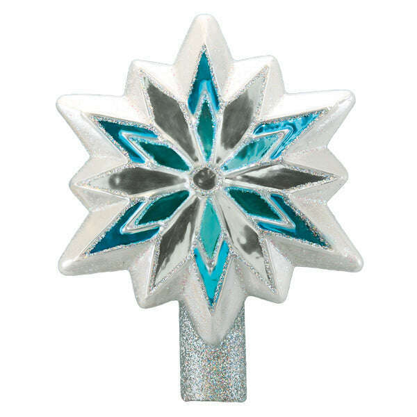 Old World Christmas Snowflake Tree Top