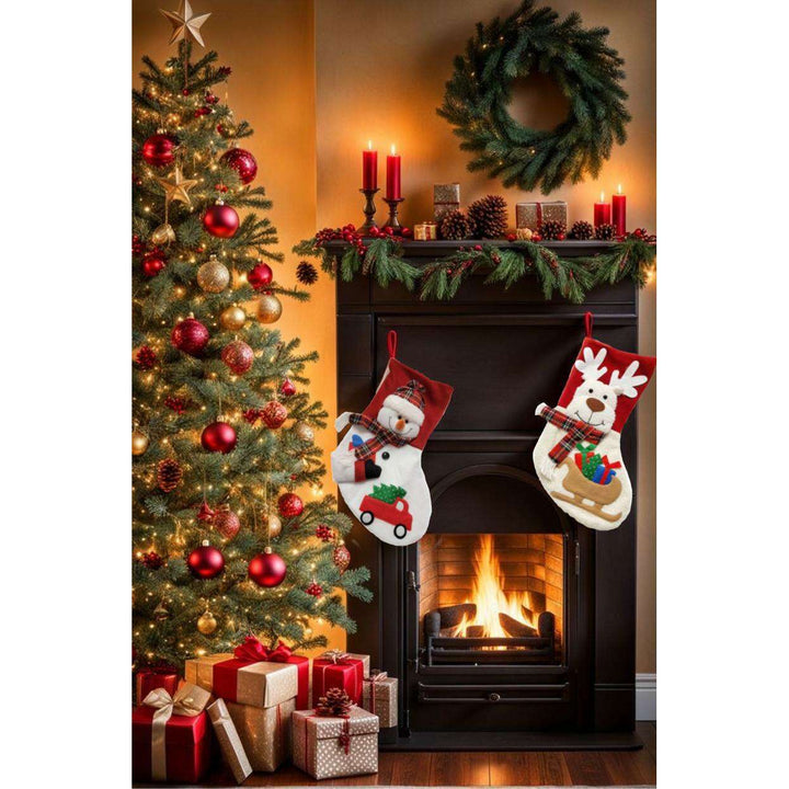 Snowman Christmas Sock F07M5-4 Snowman
