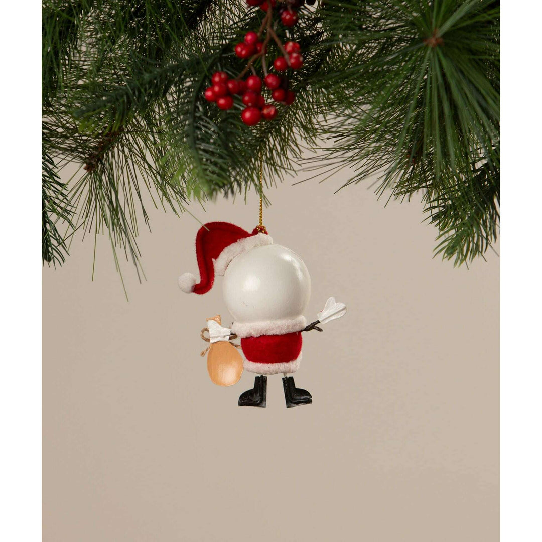 Snowman Santa Ornament by Bethany Lowe Designs, image 3