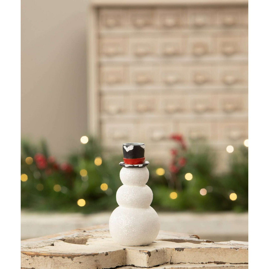 Snowman Stack Candlestick by Bethany Lowe Designs, image 3